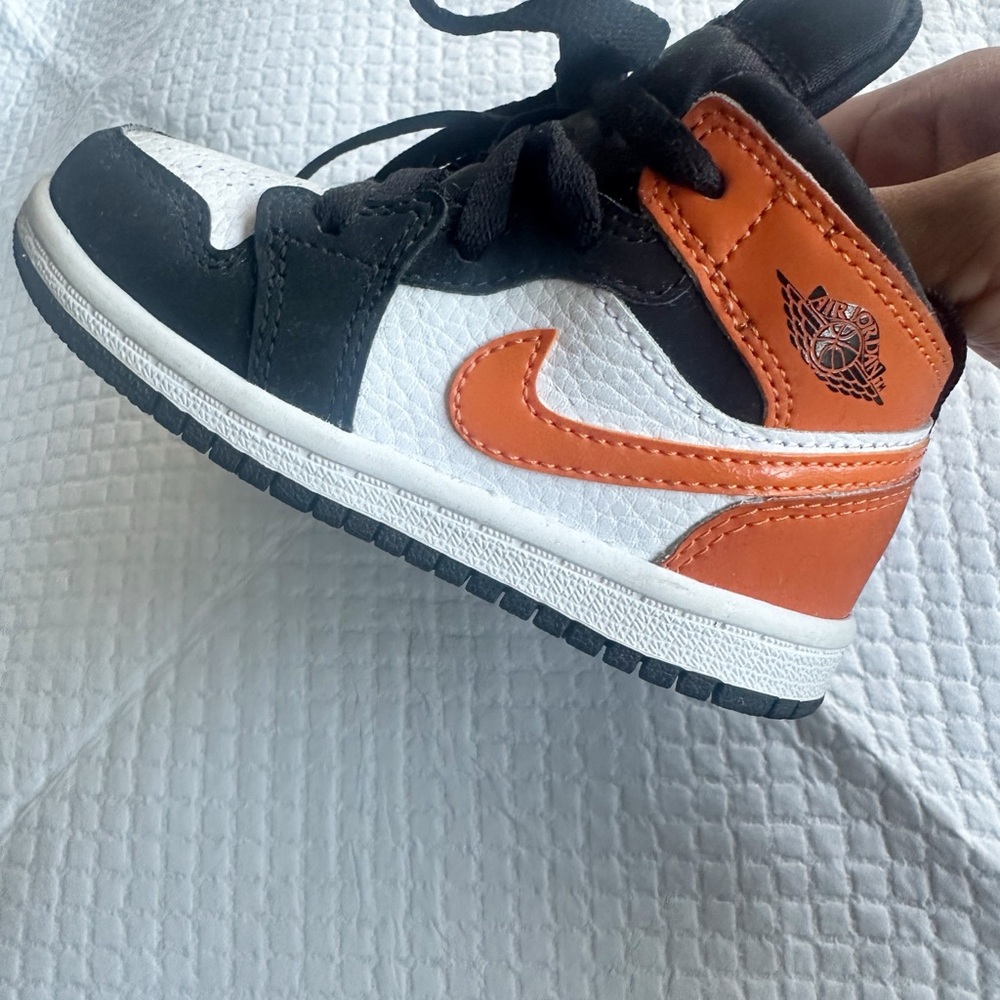 Nike Kids Sneakers Black Orange White